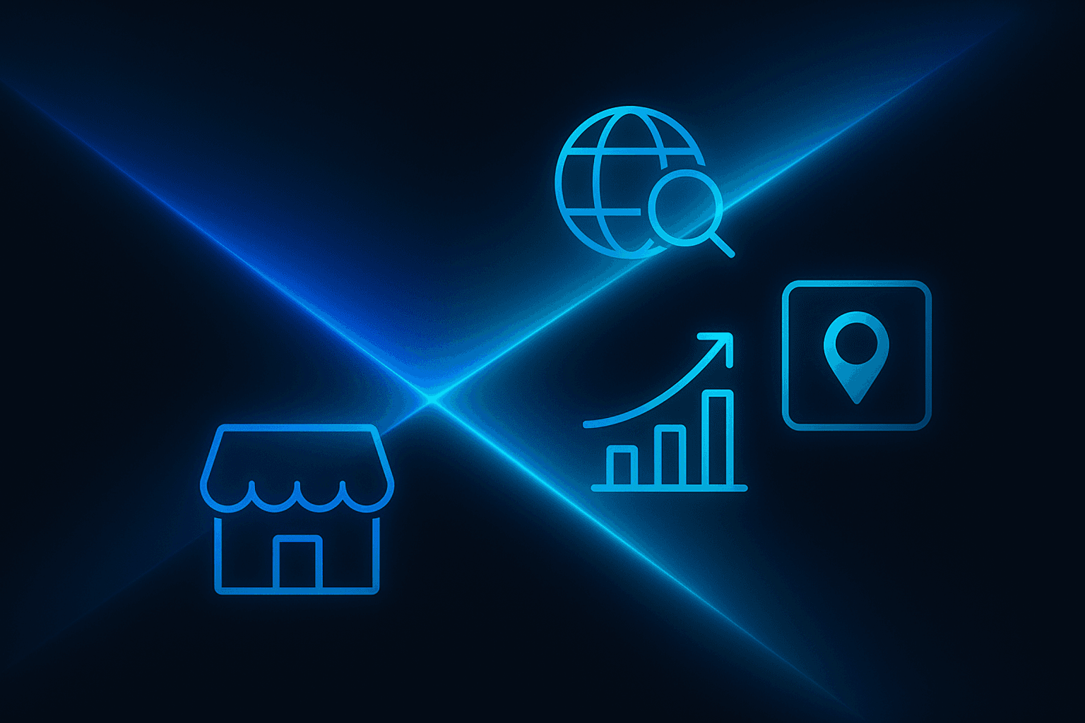 Comparison of WordPress, Webflow, Squarespace, and Wix logos for a local service business website